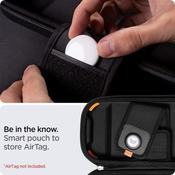 Coque - SPIGEN - AFA04021 - Kompatibel med Nintendo Switch OLED - Sort - Forstærket beskyttelse