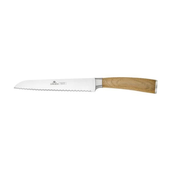 Knivsæt - GERLACH - Natur - Rustfrit Stål - Egetræsboks - 5 Stykker