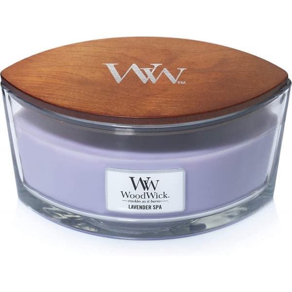 Bougie Ellipse lavendel afslappende - Woodwick
