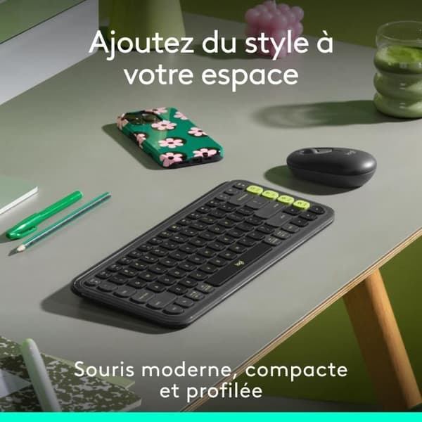 Mus - Trådløs - Logitech - Pop-mus - Grafit