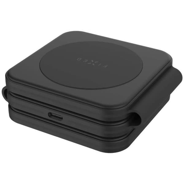 Trådløs oplader - FIXED - Samsung - 33W - 3 udgange - USB-C - Sort