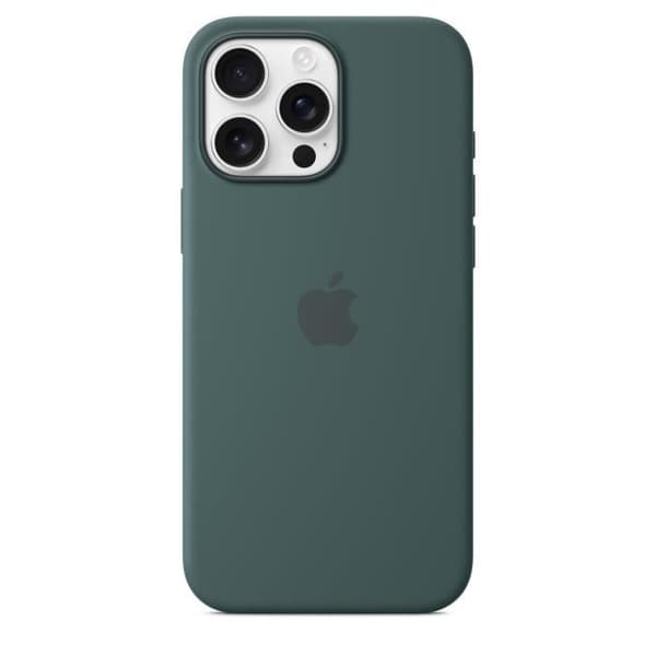 APPLE iPhone 16 Pro Max - Silikonfodral med MagSafe - Sjögrön