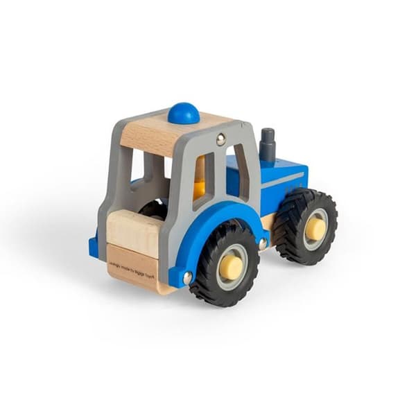 Bigjigs Toys Traktor Blå