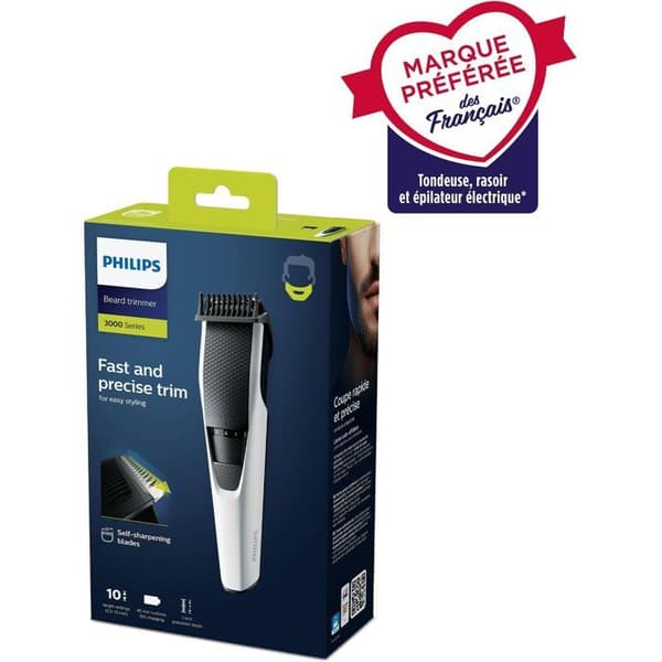 Skægtrimmer - PHILIPS - BT3206/14 - Series 3000