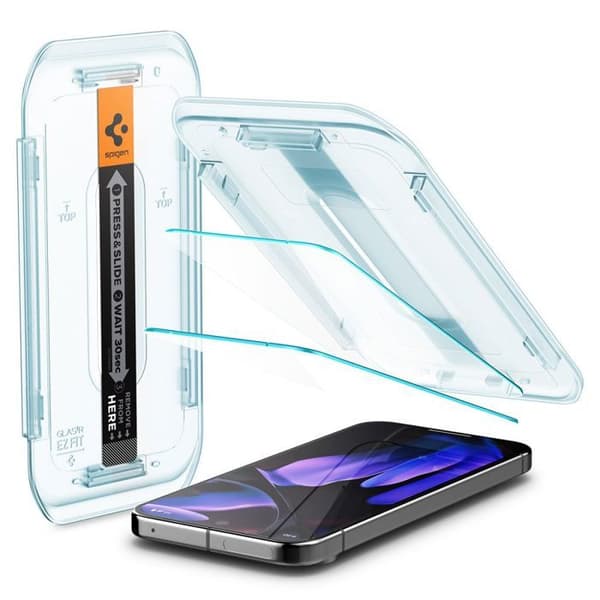 Cover til Google Pixel 9 / 9 Pro - SPIGEN - Glas.tR EZ FIT - Transparent - Fleksibel - Elegant
