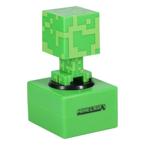 Minecraft Creeper Vækkeur - PALADONE - Gentagelse og Nattelys - Grøn