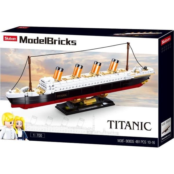 SLUBAN Serie Titanic - Lego-kompatible klodser - mellemformat