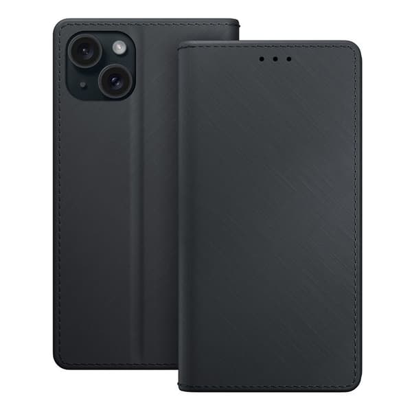 3mk Wallet Case för iPhone 15 - Svart