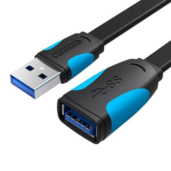 USB 3.0 forlængerkabel - Vention - VAS-A13-B150 - 1,5 m - Sort - Slidstærk