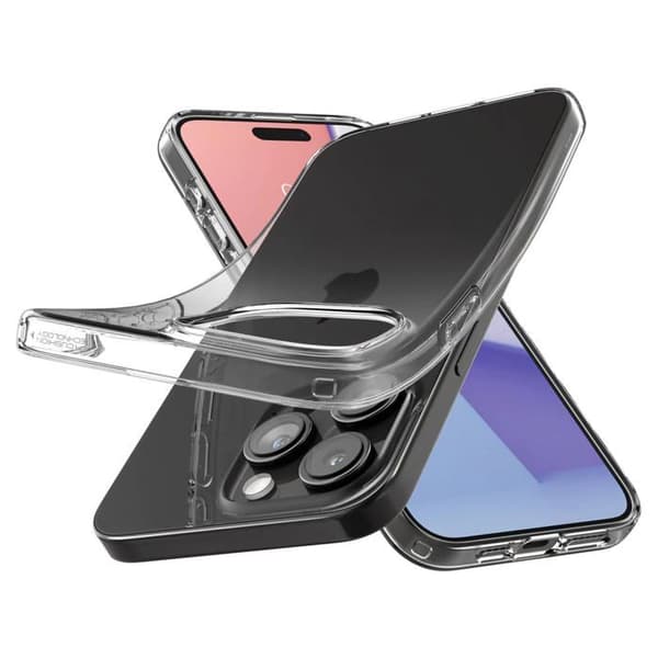 Mobilskal - SPIGEN - ACS06468 - Crystal Flex - Transparent - iPhone 15 Pro