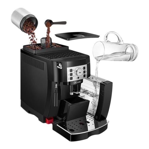 DeLonghi Magnifica S ECAM22.115.B kaffemaskine med bønner - sort