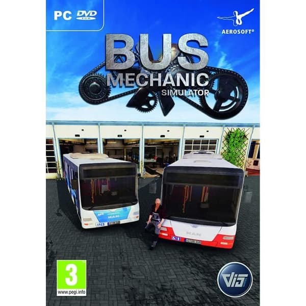 Simulationsspil - AEROSOFT - Bus Mechanic Simulator - PC DVD - Standardudgave - Realistisk