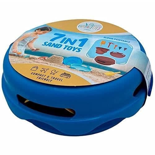 COMPACTOYS - STRAND SÆT 7 I 1 BLÅ, XTT-CT17330