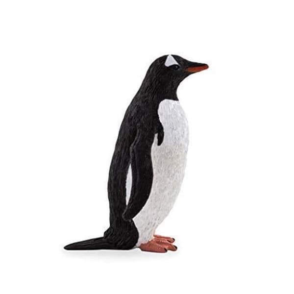 Figurine - Mojo Fun - Gentoo Pingvin - Plastik - Harpiks - Sort