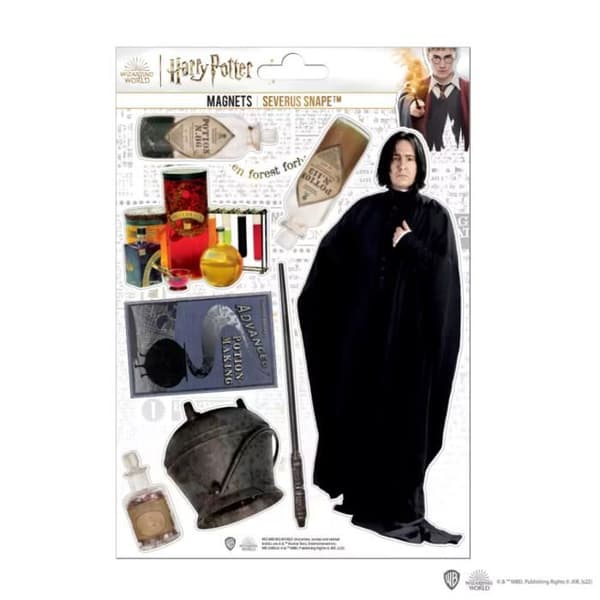 Skummagneter - Severus Snape - 8-magnetsark - Harry Potter - Set med 8