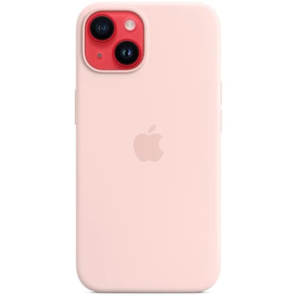 APPLE iPhone 14 silikonfodral Chalk Pink