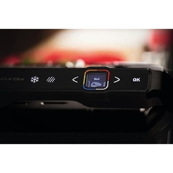 Kontaktgrill - TEFAL - OptiGrill Elite GC7508 - Sort - 2000 Watt - Rektangulær