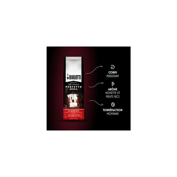 Bialetti Perfetto Moka Classique Malet Kaffe - BIALETTI