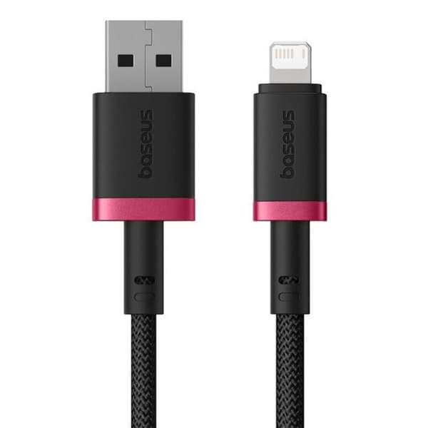 USB til Lightning datakabel - BASEUS - Dura - 2,4 A - 2 m - Sort