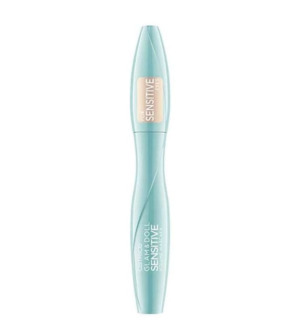Mascara - CATRICE - Glam & Doll Sensitive Volume - Vandafvisende - Élastomère - Ultra sort