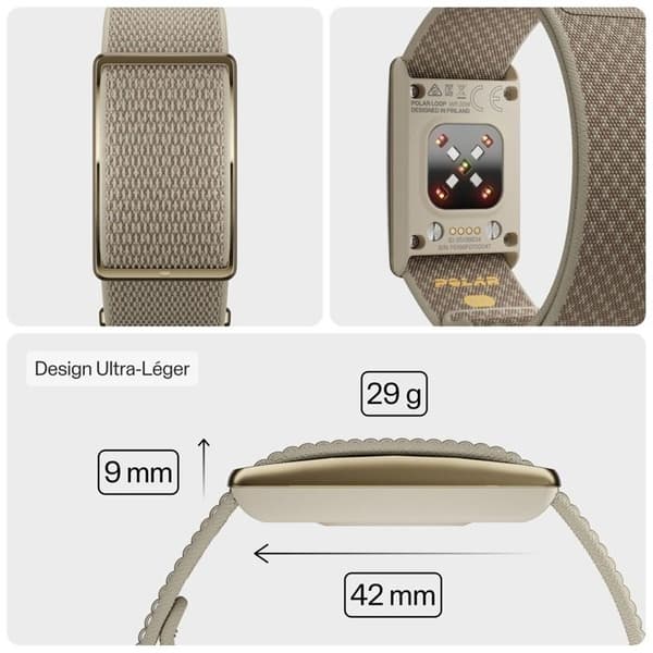 Polar Loop Beige Sand smartarmband