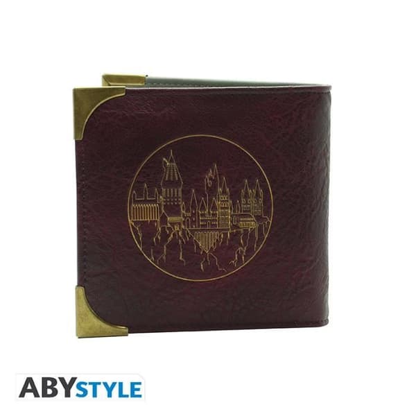 Plånbok - ABYSTYLE - Hogwarts - Röd - Polyuretan - Mjuk