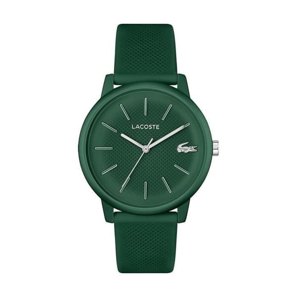 Herrur LACOSTE LACOSTE.12.12 i Grön Silikon - 241641