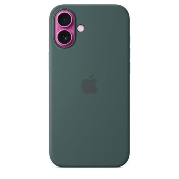 APPLE iPhone 16 Plus - Silikonskal med MagSafe - Sjögrön