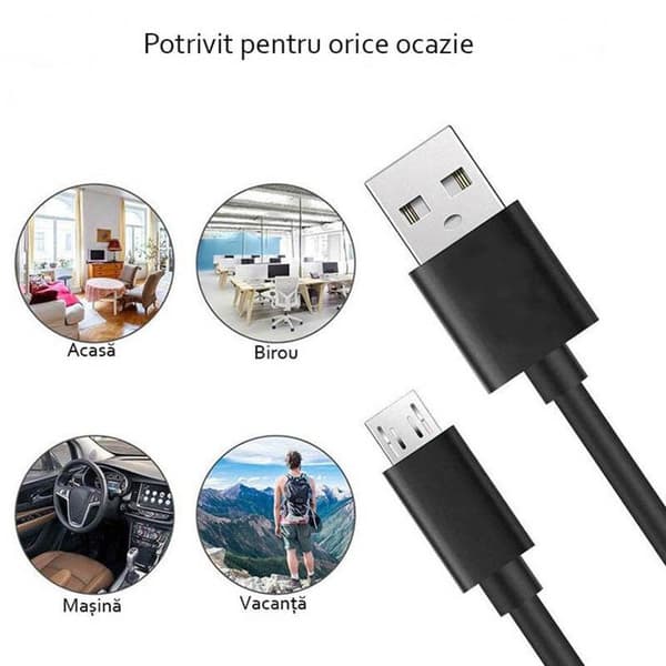 USB til Micro-USB kabel, 1m - Samsung - Hvid