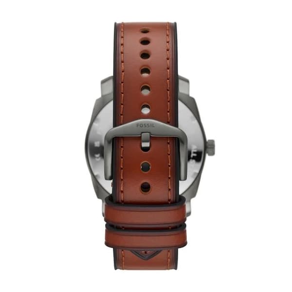 Klocka - FOSSIL - MASKIN - Brunt läder - Analog - Herr