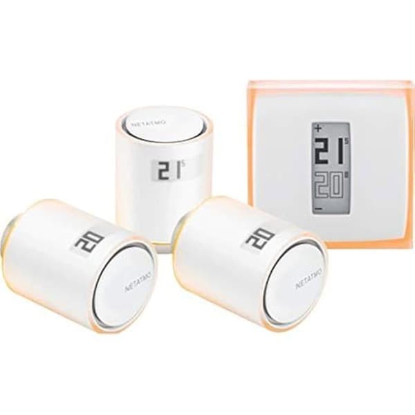 Intelligent Termostat + Forbundet og Intelligent Termostat Hoved - NETATMO - Programmerbar - Forbundet Objekt