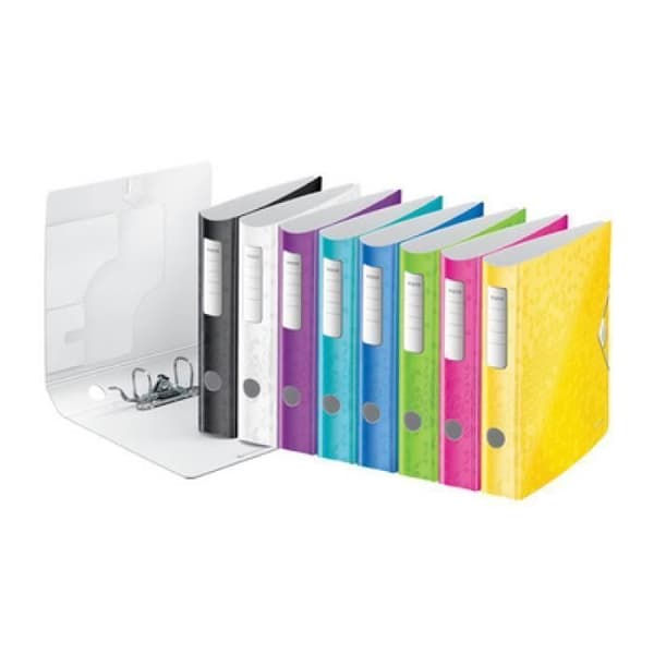 LEITZ Active Binder WOW, 180 grader, 60 mm, vit 0,000000 Svart
