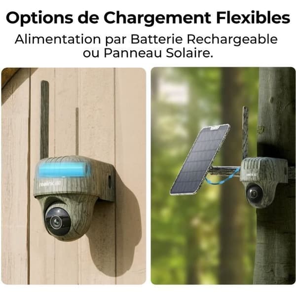 Utomhuskamera - REOLINK - G450 - Solpanel - Grå