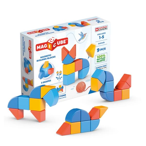 Magicube Magnetiska djur 9 st