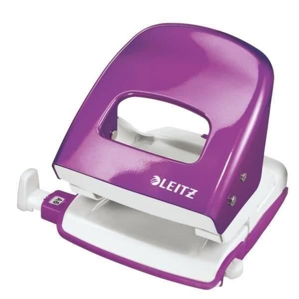 LEITZ metallhålslag 2 hål Lila