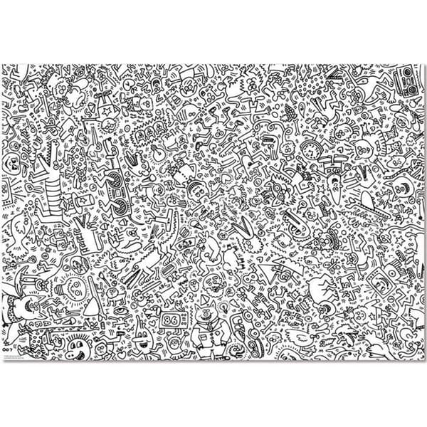 Puslespil 1000 brikker: Keith Haring