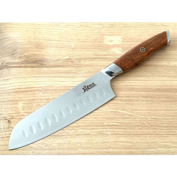 Macemaker Venedig SanMai Santoku med läderfodral