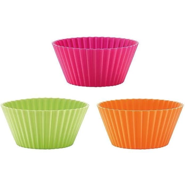 Cupcakeform - LEKUE - Classic D - Sæt af 12 - Silikone - 7 cm