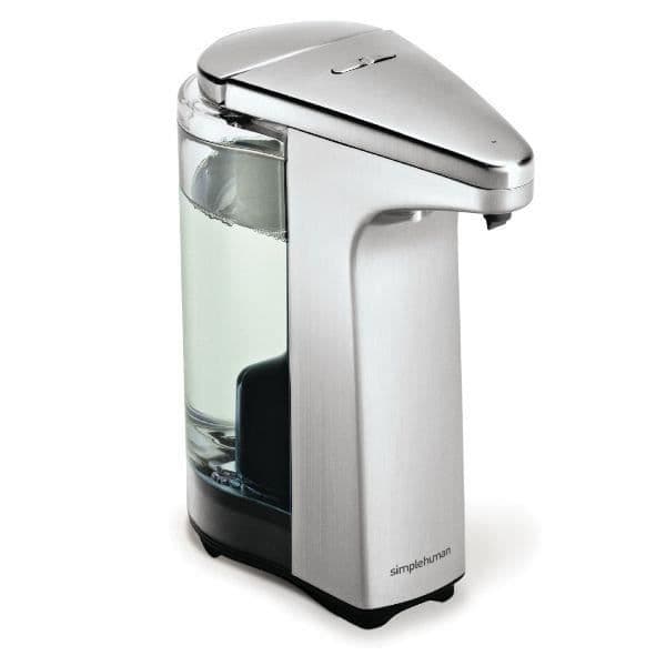 Sæbedispenser - SIMPLEHUMAN - Automatisk - Sensor - Silikone - Grå
