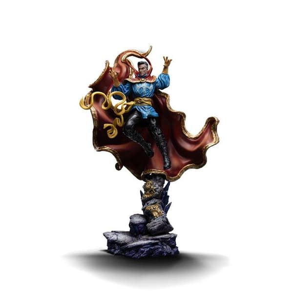 Staty - IRON STUDIOS - Dr. Strange - 38cm - Polystone - Målad för hand - Färgglad