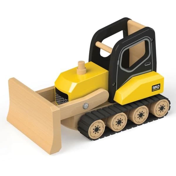 BigJigs Legetøj - Modeller - Bulldozer - Byggeri - Spil Samling Håndtering