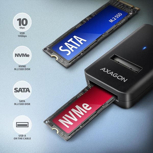 AXAGON Adaptator USB 3.2 ADM2