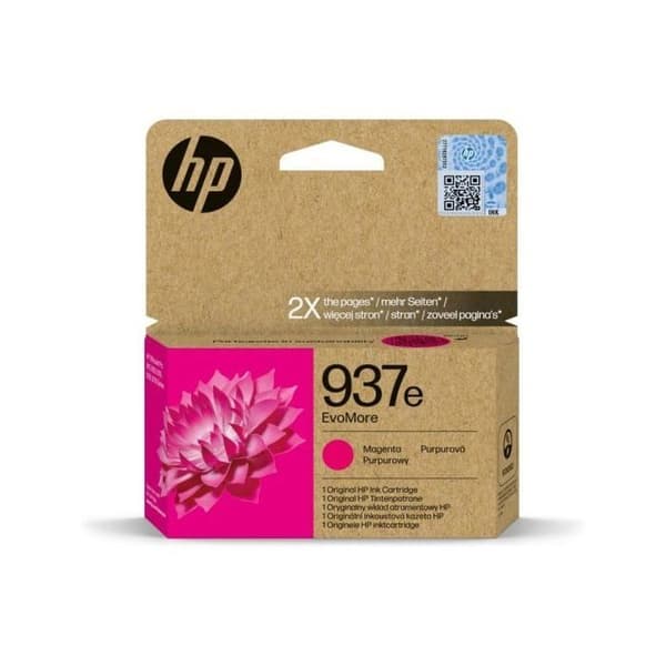 Original HP 937e EvoMore Magenta blækpatron