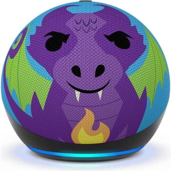 Forbundet objekt - GENERISK - Echo Dot Kids 5. generation - Hvid farve - Drache - 5. generation