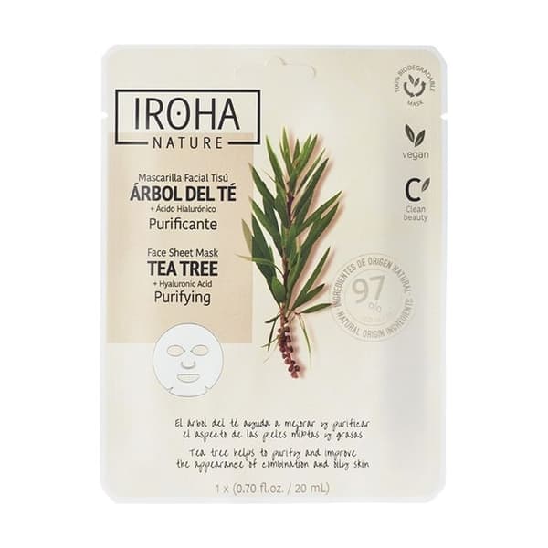 IROHA NATURE - Tea Tree Purifying Face Mask 20ml