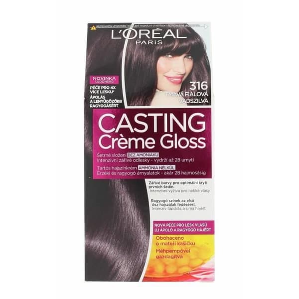 48 ml Loréal Paris Casting Creme Gloss, 316 Prune, Hårfarve