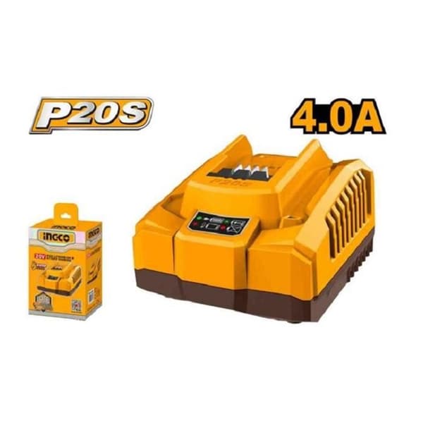 Batteriladdare 20V - Utspänning: 20V - Utström 2A - Ref: 100100 - INGCO