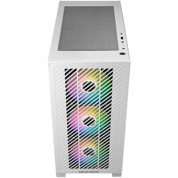 PC-chassi - COOLER MASTER - E301-WGNN-S00 - Elite 301 - ARGB - Vit