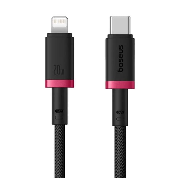 USB-C til Lightning datakabel - BASEUS - Dura - 20 W - 2 m - Sort