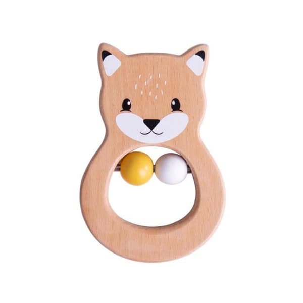Bigjigs Fox Rattle - FSC 100 % (4)